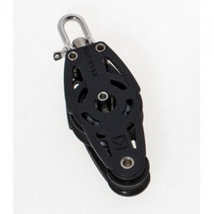 Fiddle Block 8mm, swivel with shackle