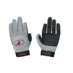 Gloves "Harken" long fingers, gray