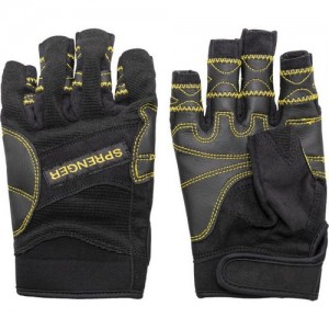 Gloves "Sprenger" Amara short fingers, black