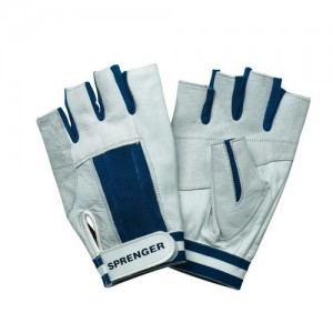 Gloves "Sprenger" short fingers, blue