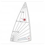 Laser Standard MK II Buttoned Sail