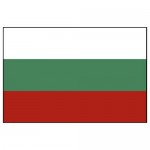 Flag Bulgaria 25x40cm sewn