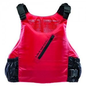 Lifejacket "Titanium PE ISO" red/black