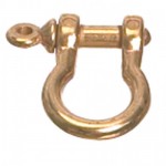 Bow Shackle 4mm brass