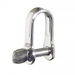 Flat shackle narrow 5x25mm, stainless