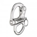 Snap shackle - stainless steel, 52 x 9 mm