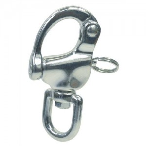 Snap shackle with swivel eye A4 87mm