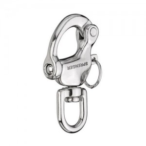 Snap shackle - stainless steel, 87 x 16 mm