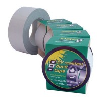 Duck tape 50mm x 25m lt. gray with UV protection