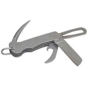 Yacht Knife w/ Marlinspike, Shackle Key and Can Opener